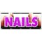 Signmission NAILS BANNER SIGN nail salon manicure spa signs pedicure B-120 Nails - alternate 1